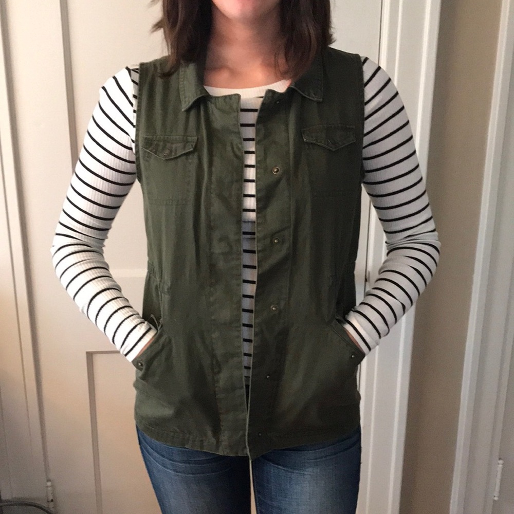 Army Green Utility Vest